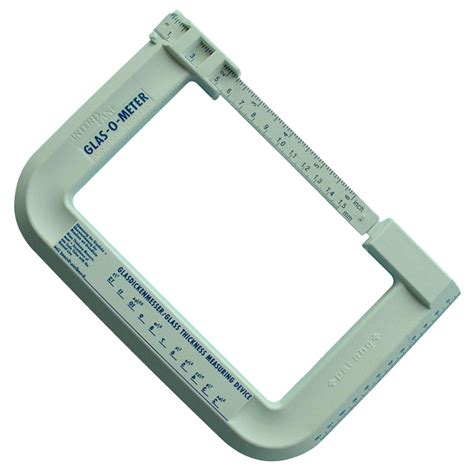 measuring glass thickness|glass thickness measuring tool screwfix.